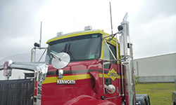 Antennas mounted on truck